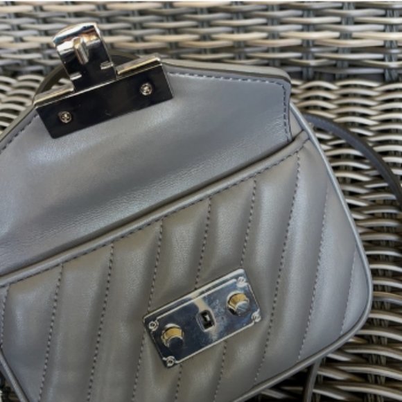 Michael Kors Small Rose Top Handle Leather Satchel - Picture 14 of 16